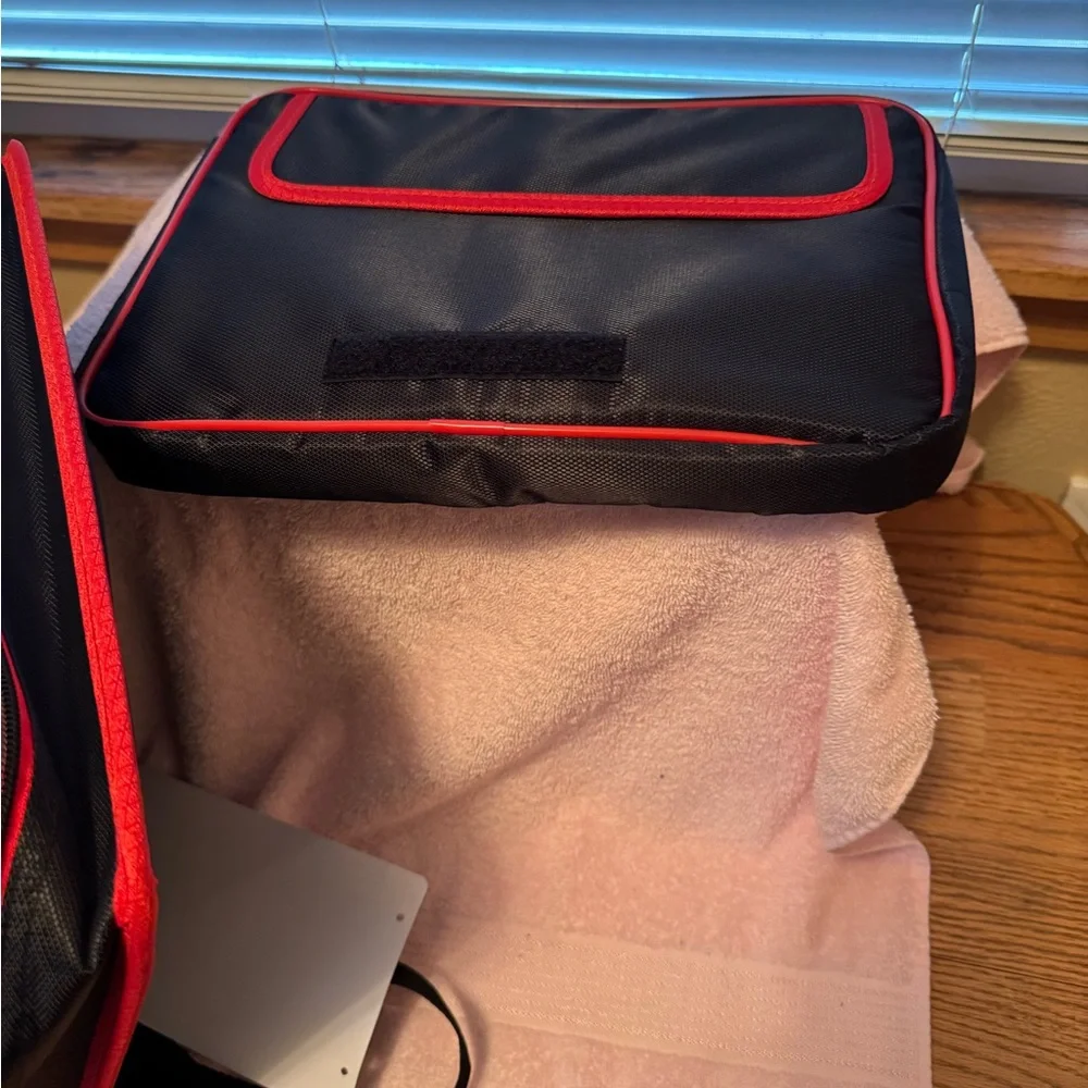 Five Star Red and Black Laptop Carry Bag with Top Handle